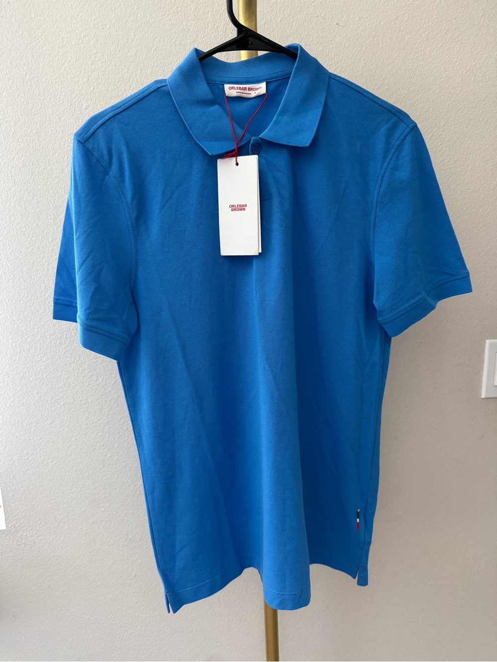 Orlebar Brown  Blue Polo Shirt